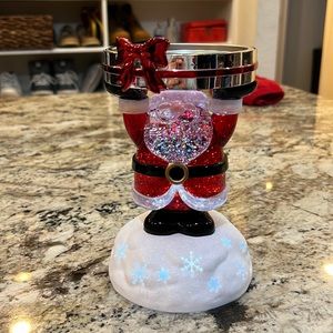 Rare Santa Bath and Body Works Candle Holder